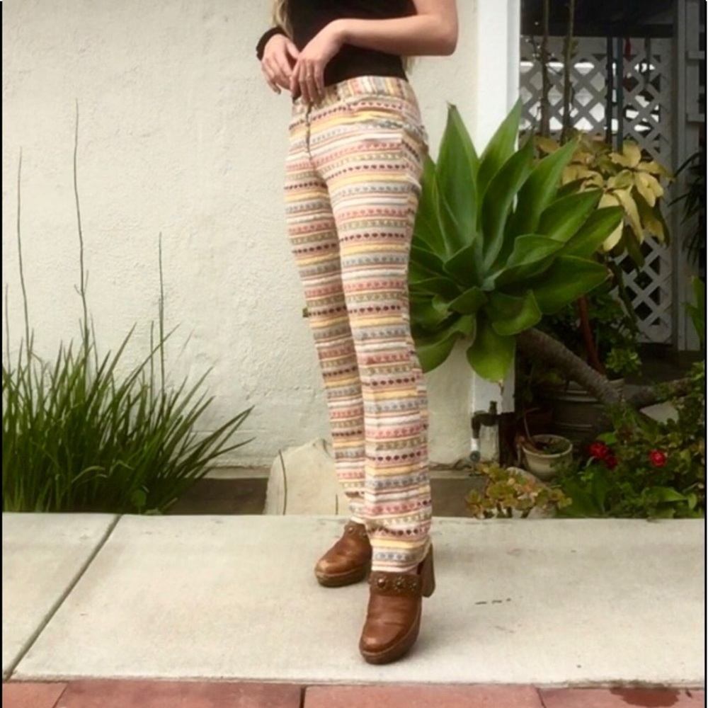 60’s 70’s vintage woven pants